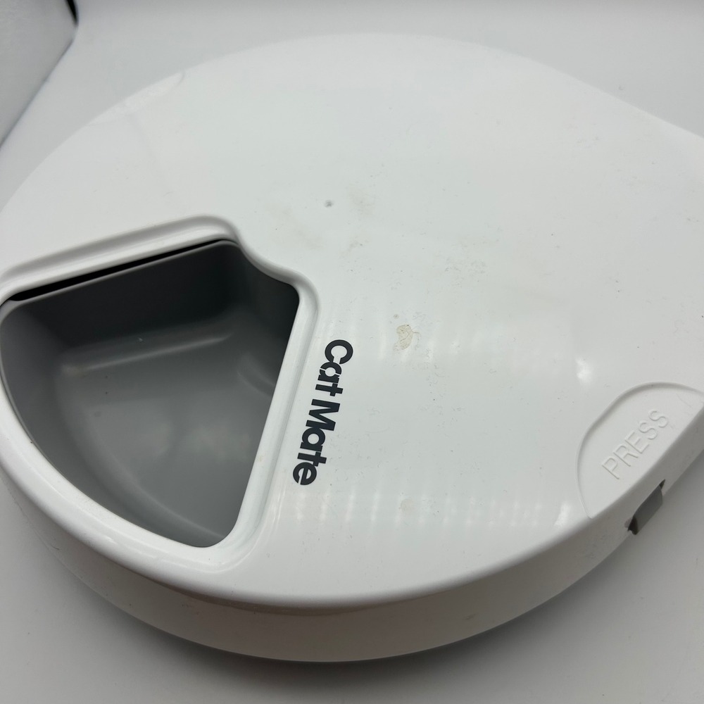 Closer Pets Cat Mate C500 Automatic Pet Feeder 5 Meal Digital Timer White 365